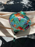 Waterproof Floral Lanterns 35cm, Fabric 38 Pattern, Outdoor Patio Decoration