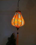 Waterproof Floral Lanterns 35cm, Fabric 18 Pattern, Outdoor Patio Decoration