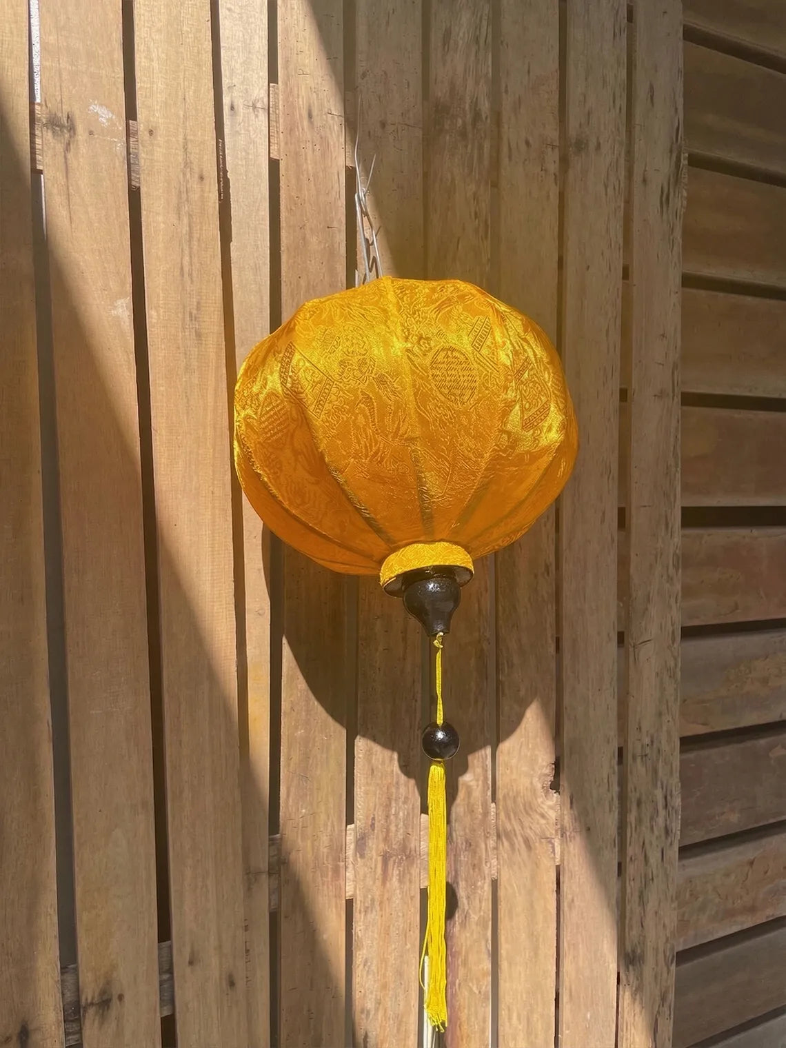 Hoi An Bamboo Silk Lantern 45cm, Balloon Fabric 13, Wedding & Patio Hanging Decor