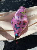 Waterproof Floral Lanterns 35cm, Fabric 8 Pattern, Outdoor Patio Decoration