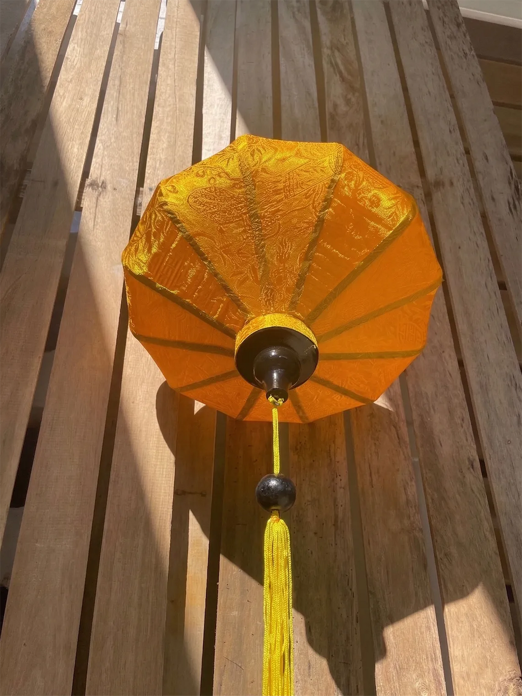 Hoi An Bamboo Silk Lantern 45cm, Balloon Fabric 13, Wedding & Patio Hanging Decor