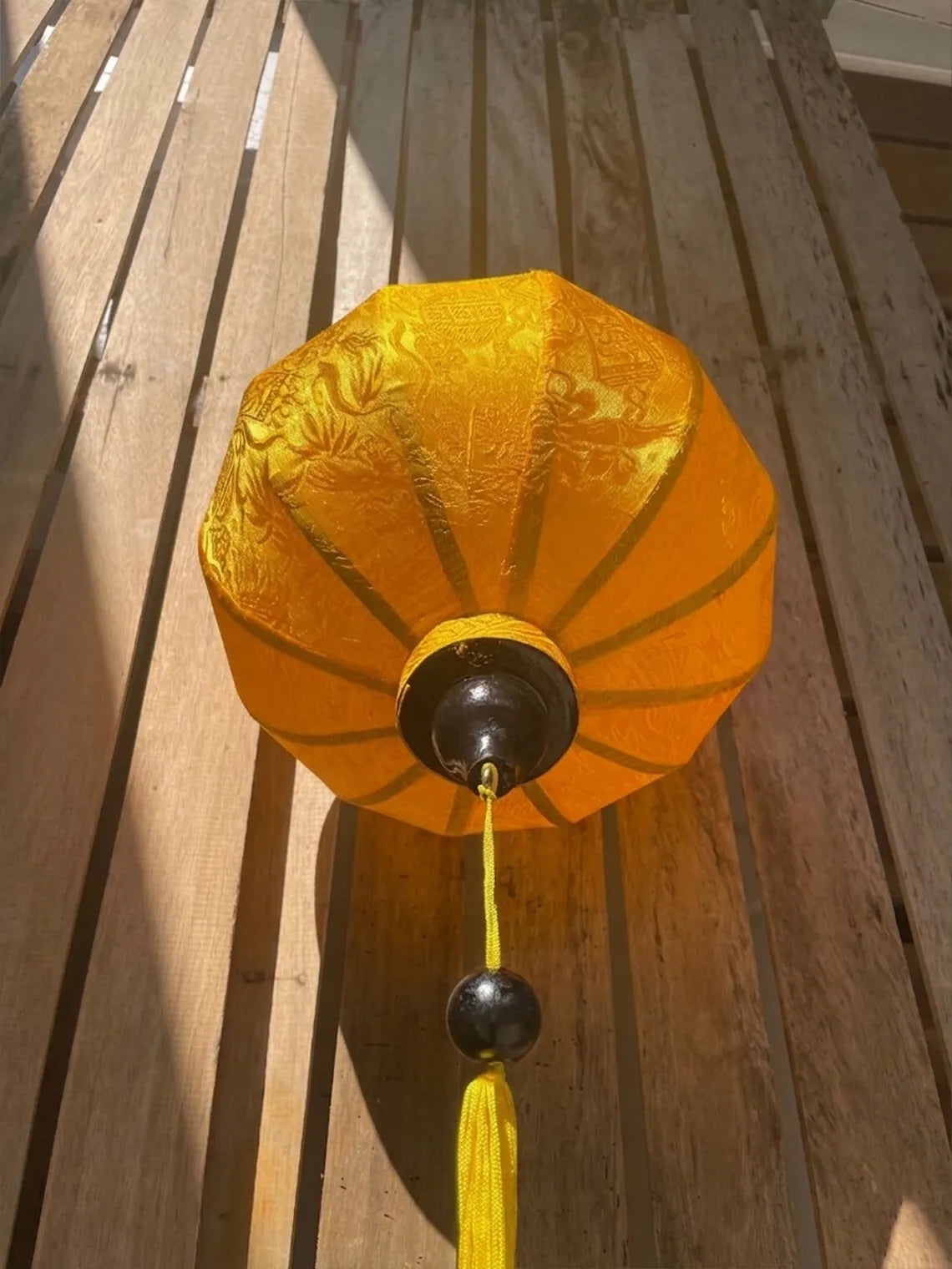 Hoi An Bamboo Silk Lantern 45cm, Balloon Fabric 13, Wedding & Patio Hanging Decor