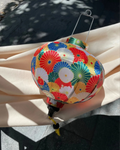 Floral Fabric Lanterns, Waterproof Outdoor Decor, Home & Patio Decoration