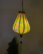 Waterproof Floral Lanterns 35cm, Fabric 30 Pattern, Outdoor Patio Decoration