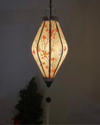 Waterproof Floral Lanterns 35cm, Fabric 21 Pattern, Outdoor Patio Decoration