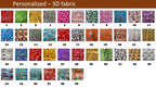 Waterproof Bamboo Lanterns 35cm, Fabric 12 Pattern, Outdoor Patio Decoration