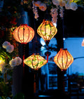 4 Pcs Hoi An Waterproof Lanterns 35cm, Decorative Outdoor, Patio Hanging Decor