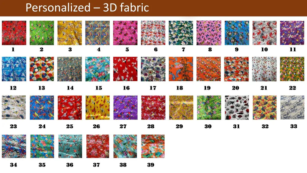 Set of 8 Hoi An Waterproof Lanterns 35cm, Fabric 21 Pattern, Outdoor Patio Decoration