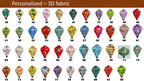 Waterproof Bamboo Lanterns 35cm, Fabric 12 Pattern, Outdoor Patio Decoration