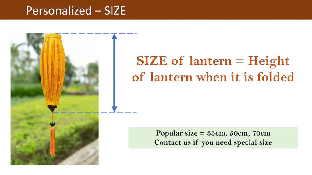 Hoi An Bamboo Silk Lantern 45cm, Balloon Fabric 13, Wedding & Patio Hanging Decor